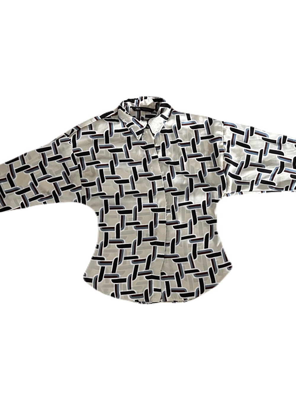 Women’s Zara Geometric Button Up
